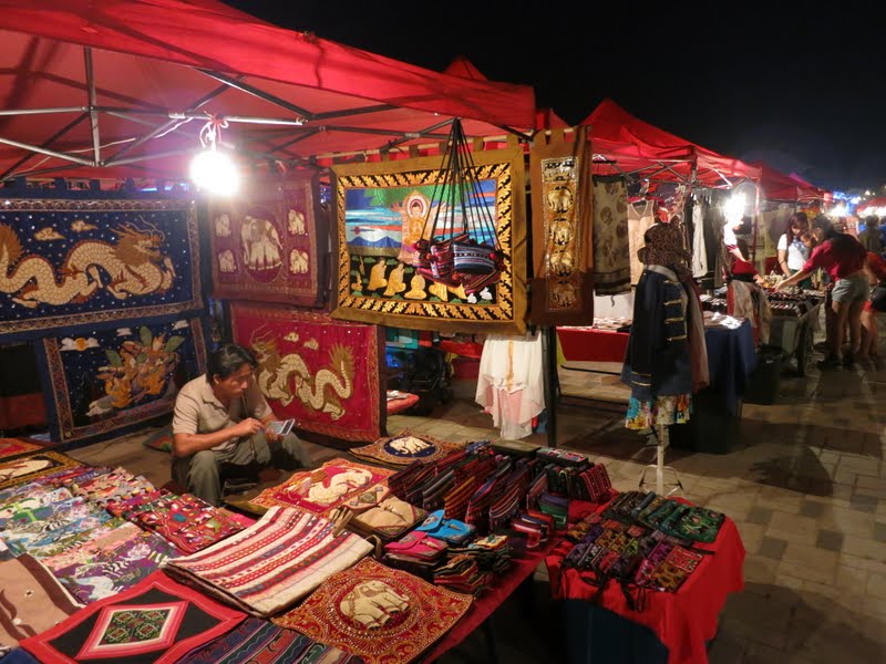 Most travelers coming to Vientiane spend time at Vientiane night market