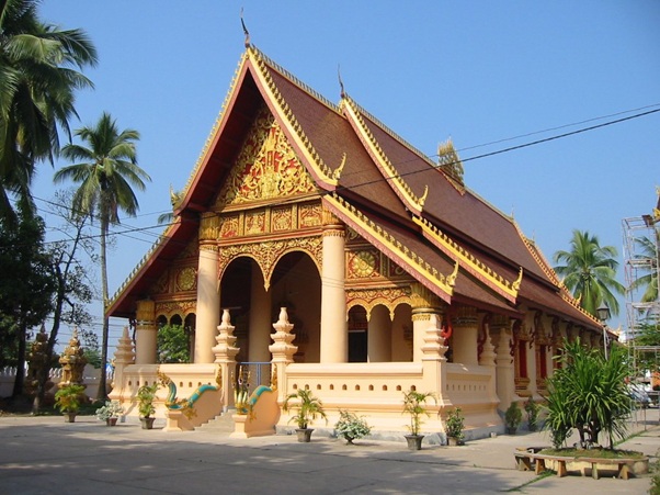 Wat Ong Tue Mahawihan in Vientiane