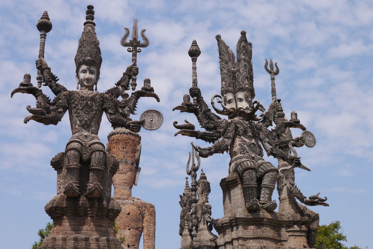 Mysterious statues you can see in Buddha Park