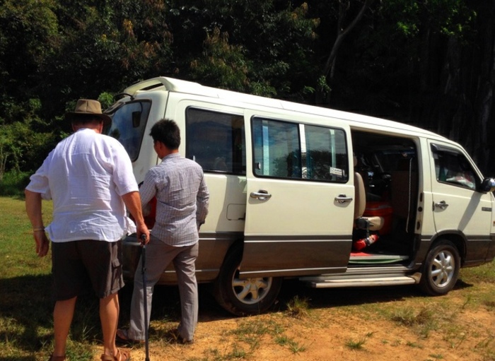 Mini-Bus in Sihanoukville