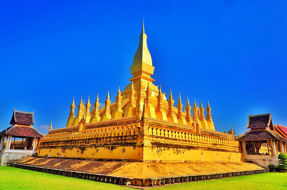 Pha That Luang in Vientiane, Laos