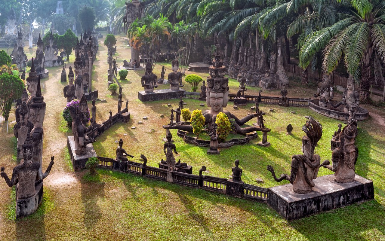 Buddha Park (Xieng Khuan) in Vientianess-