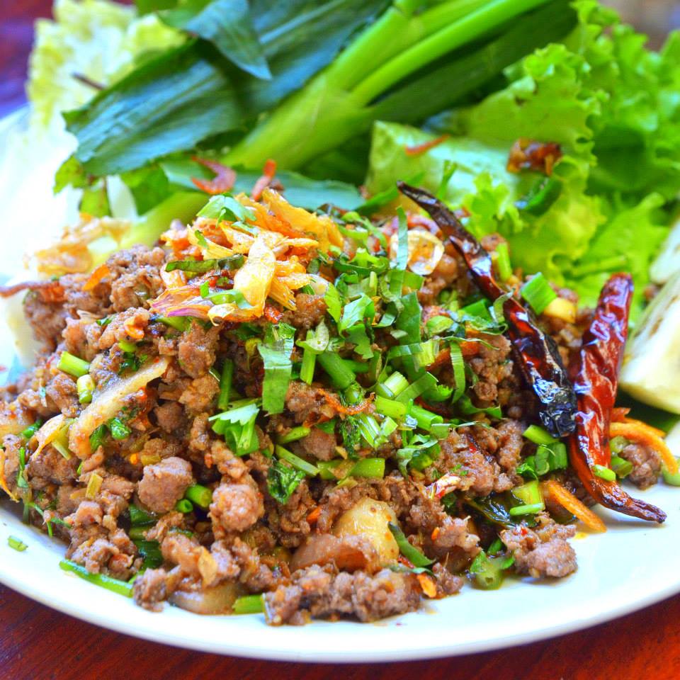 Spicy Lap- one of the most popular dishes in Lao