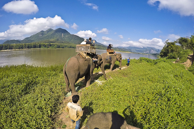 Laos in dry season