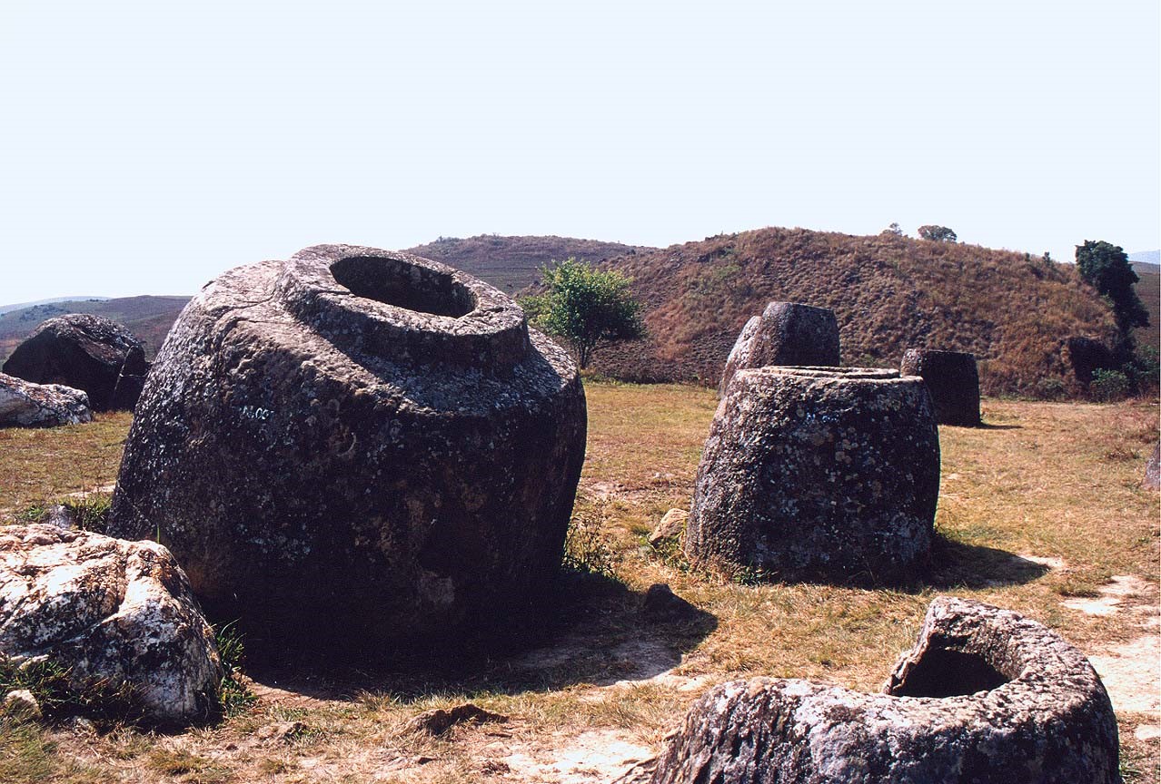 The unique plain of jars in Phonsavanh