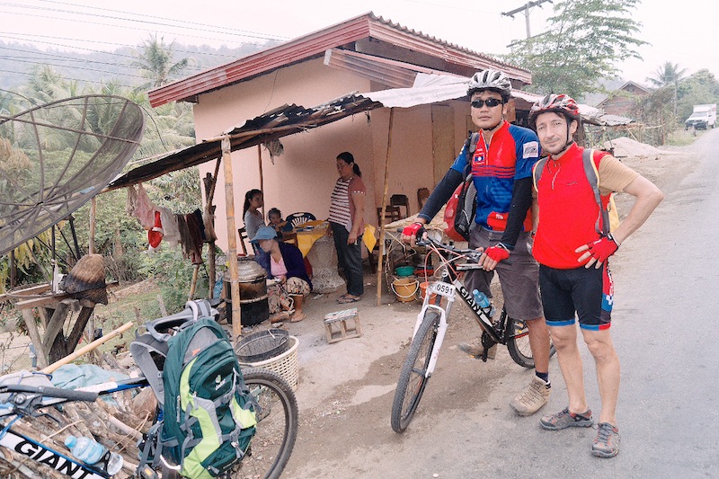 Cycle to Kuang Si Waterfall