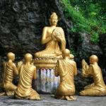 The peaceful religious corner of Mount Phou Si temple