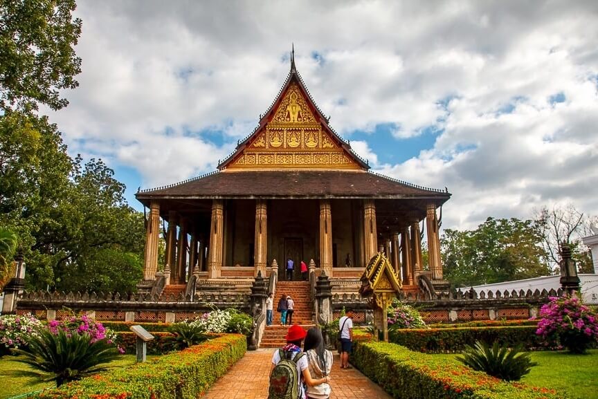 Wat Ho Phra Keo means in Vientiane 